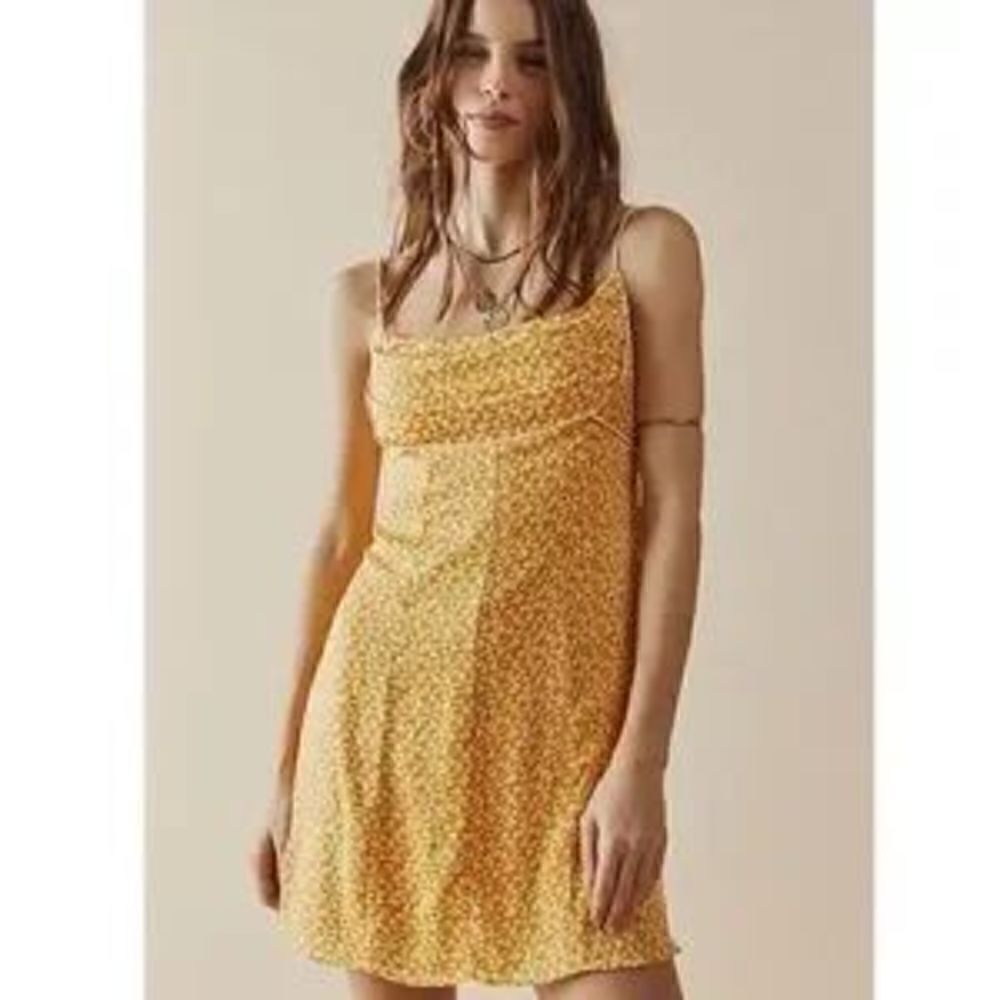 Free people summer dress yellow size M